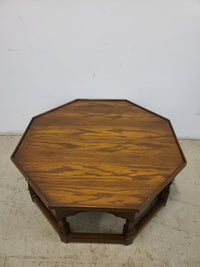 Dark Brown Octagonal Coffee Table