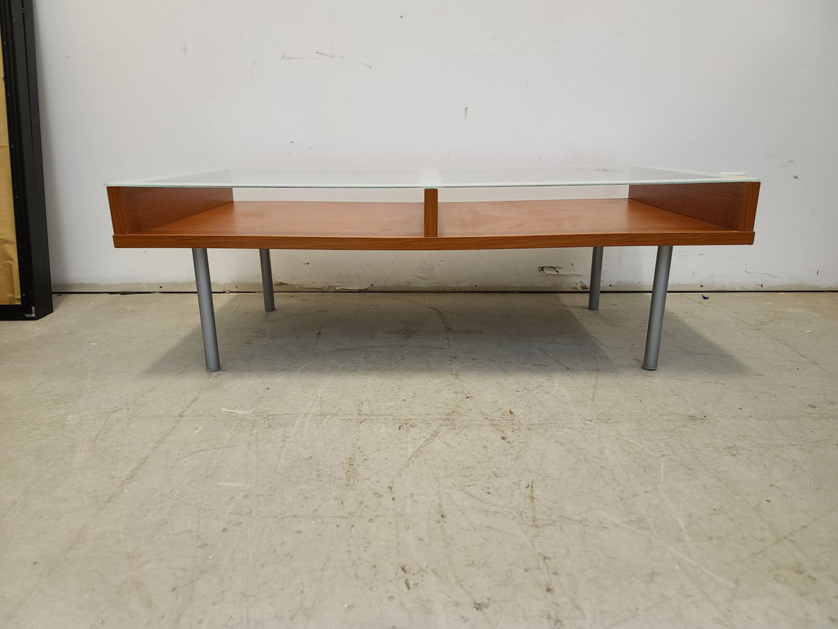 Modern Coffee Table with Glass Top