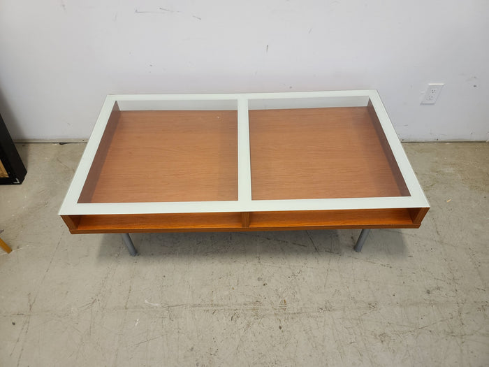 Modern Coffee Table with Glass Top