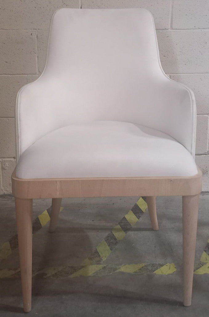 White Upholstered Chair