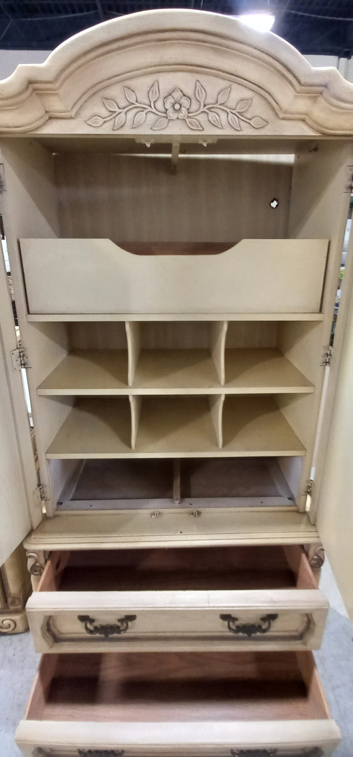 Cream Armoire