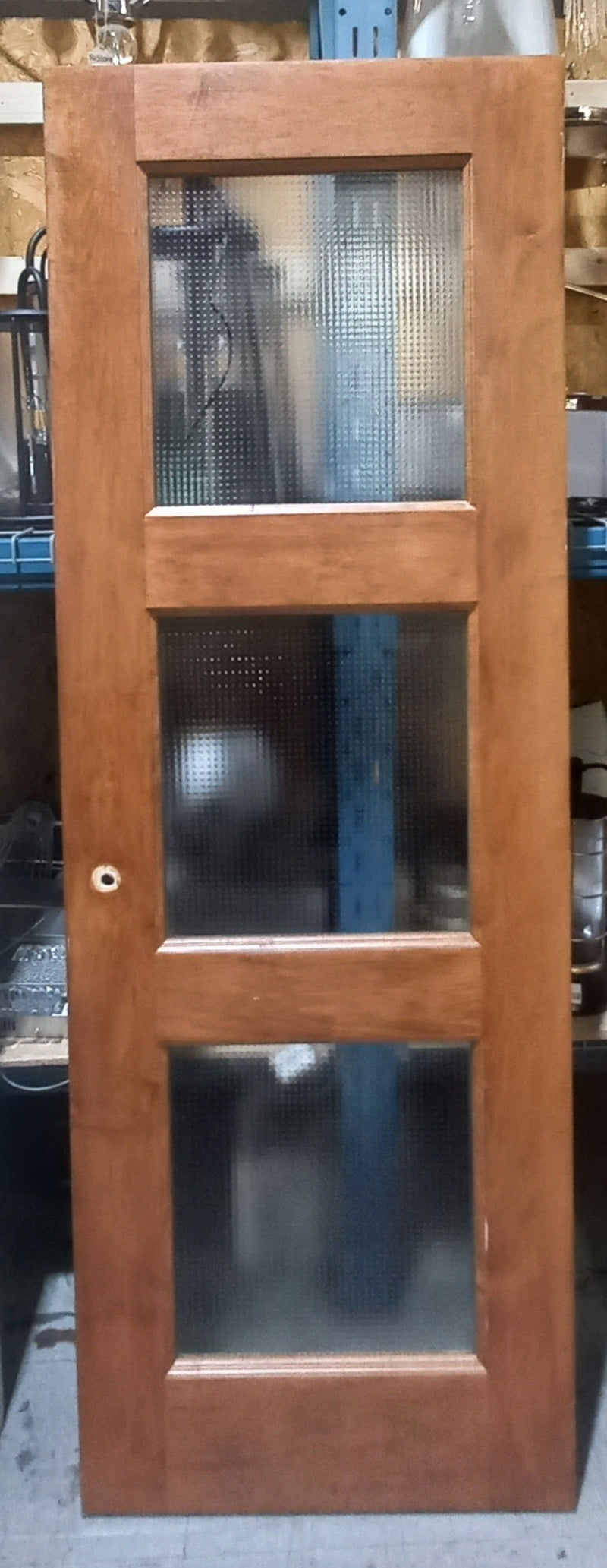 28 x 80 - inch Brown French Door