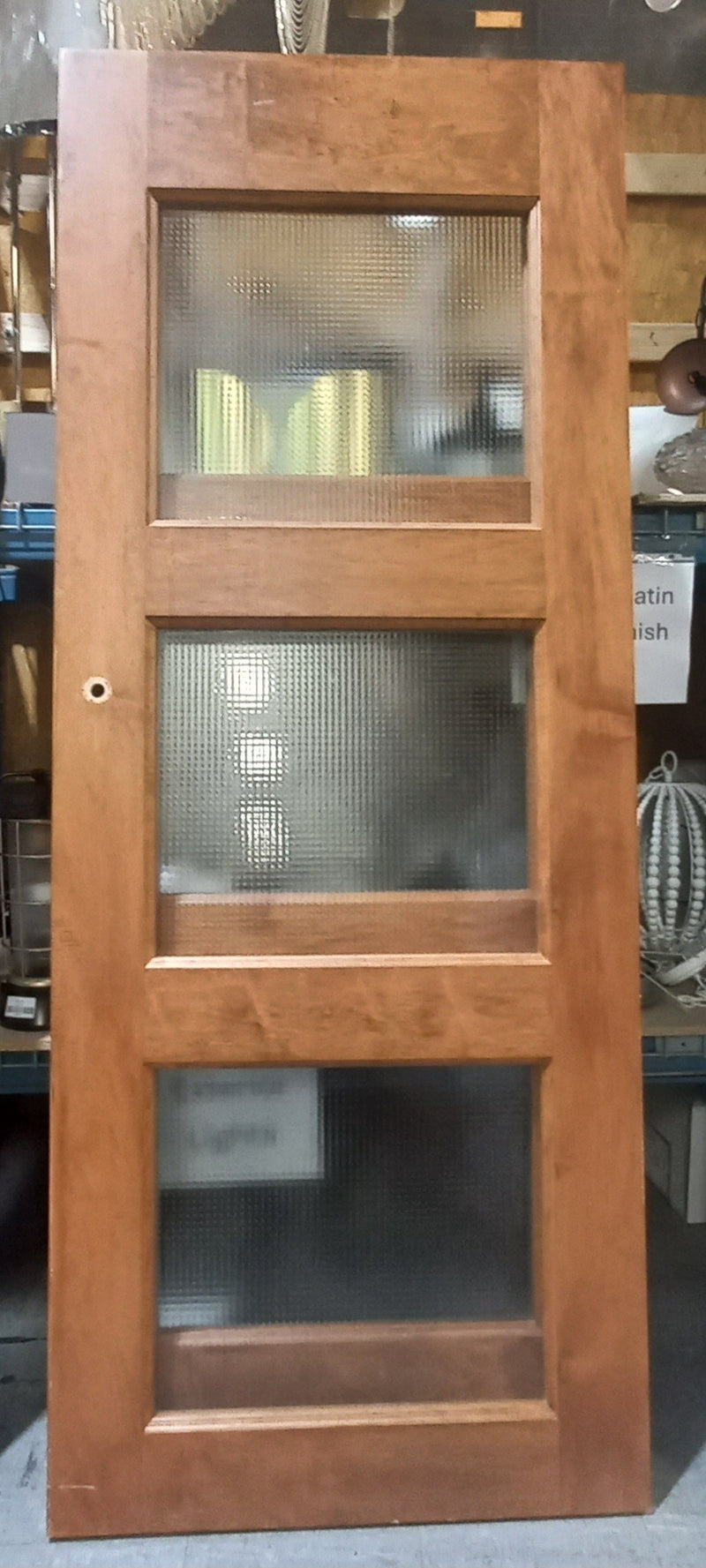 32 x 80 - inch Brown French Door