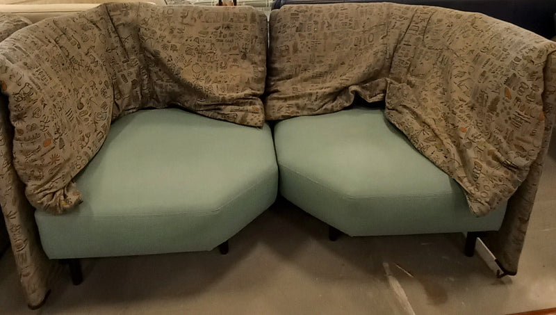 Mint Coloured Loveseat
