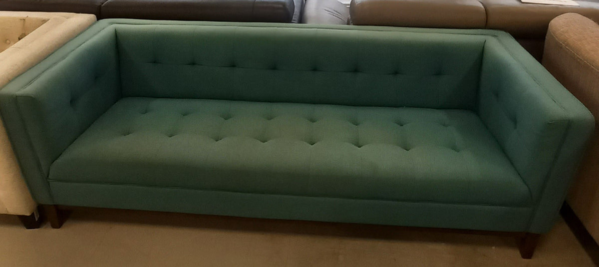 Modern 3-Seater Sofa in Turquoise