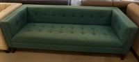 Modern 3-Seater Sofa in Turquoise