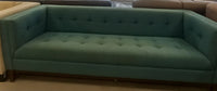 Modern 3-Seater Sofa in Turquoise