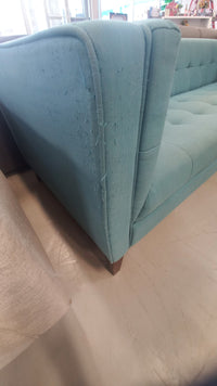 Modern 3-Seater Sofa in Turquoise