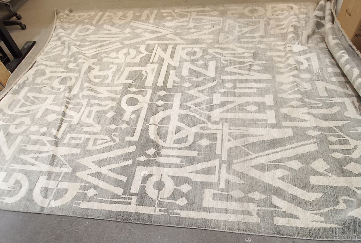 9x12 Khotan LK3 Blue Rug