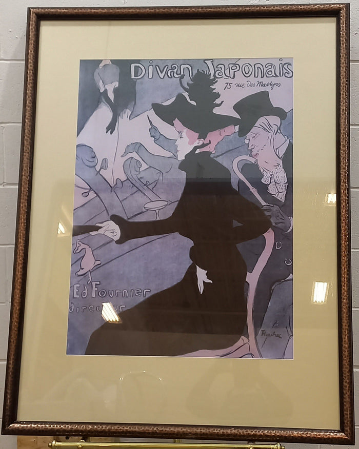 50.5x38.5-Inch Artwork - Le Divan Japonais by Henri de Toulouse-Lautrec