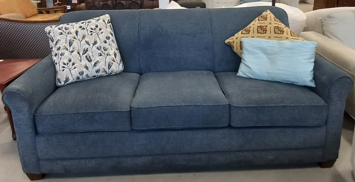 3-Seater Blue Sofa Bed