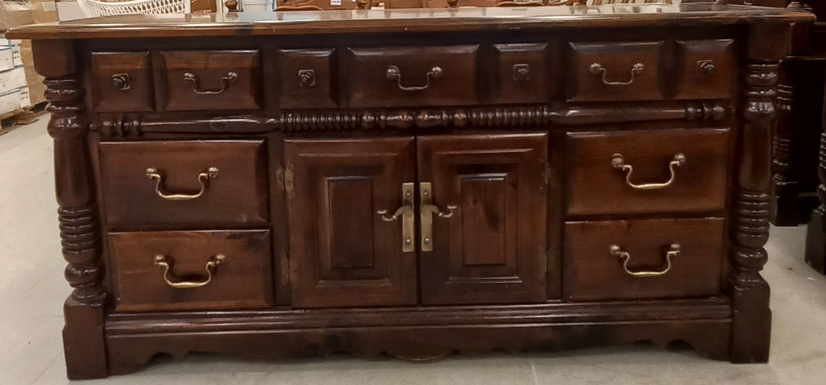 Rustic Seven Drawer Dresser