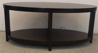 Black Oval Coffee Table