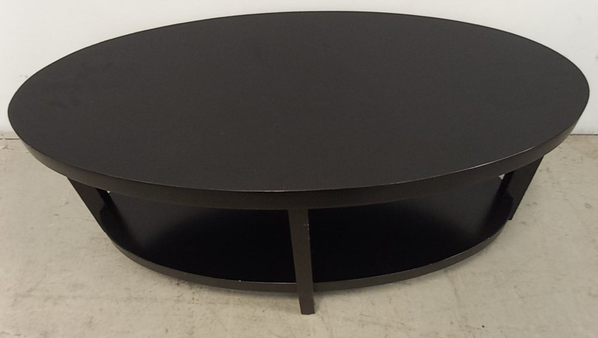 Black Oval Coffee Table