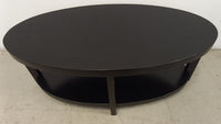 Black Oval Coffee Table