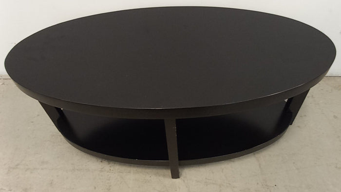 Black Oval Coffee Table
