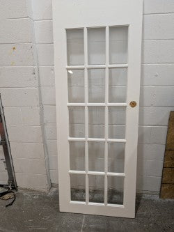 Glass French Doors - White