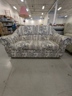 Flower Print Loveseat
