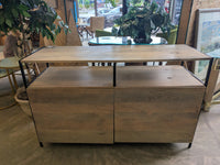 Modern console table with minimalist design