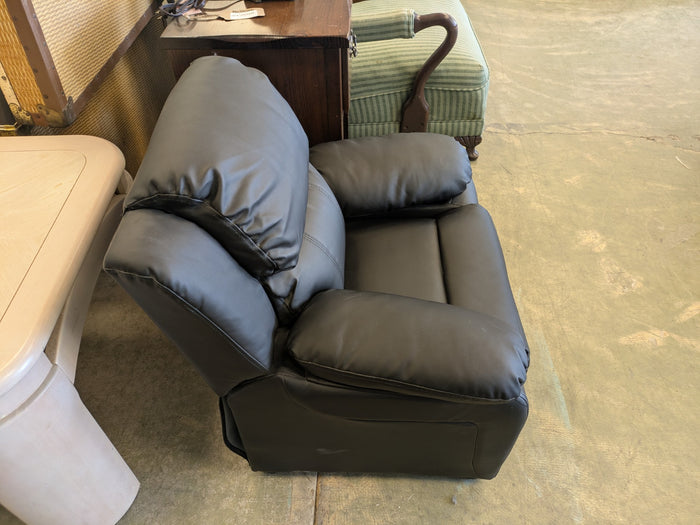 Mini Black leather Recliner Chair