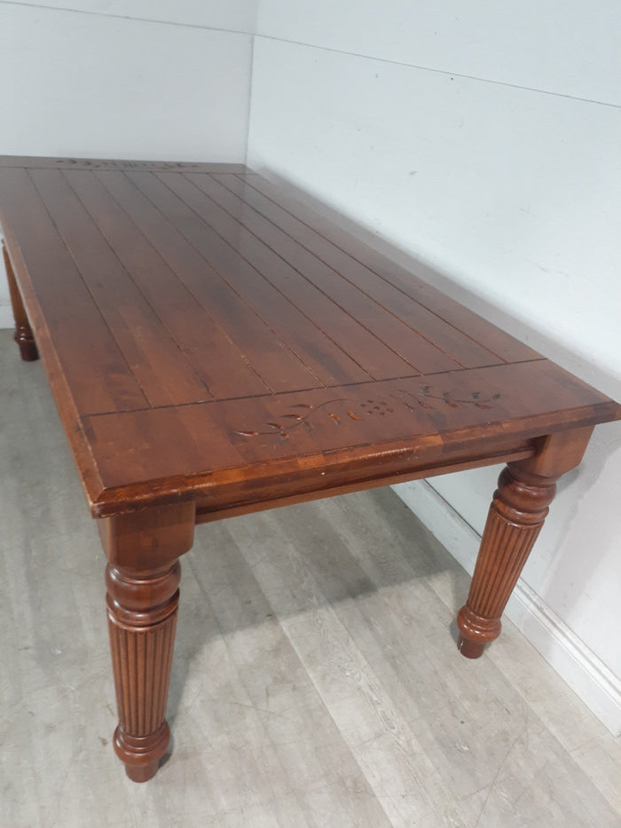 Carved Oak Dining Table