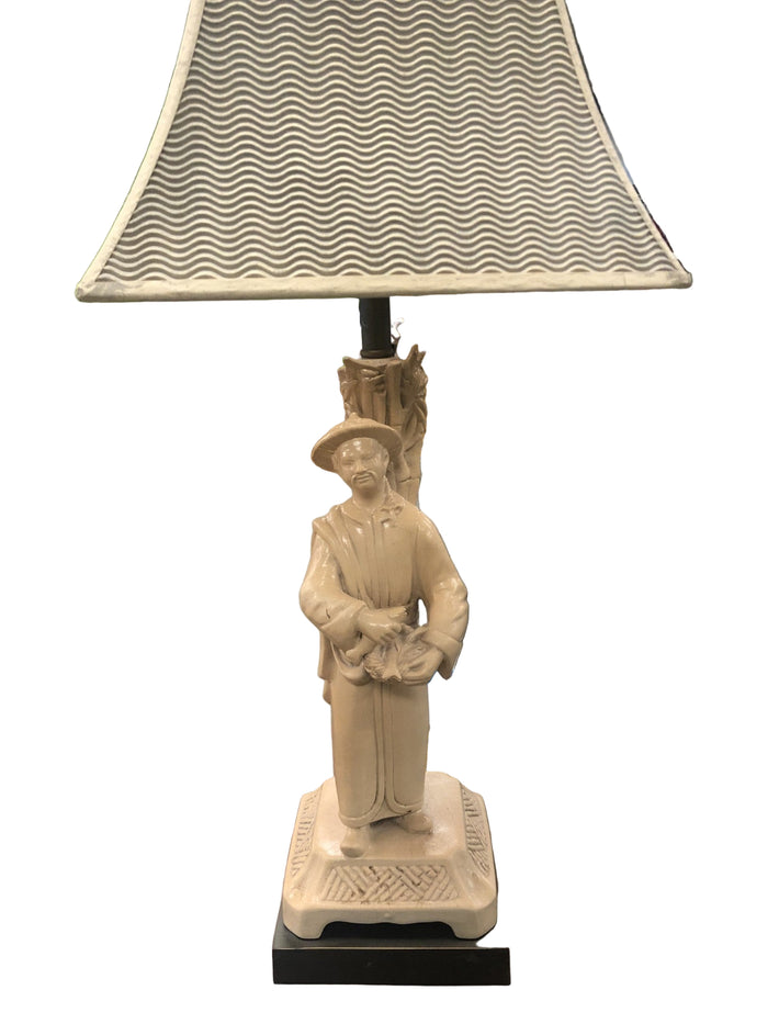 Japanese Replica Lamp With Male As The Centre Image