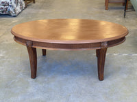 4ft. Oval Coffee Table (Terracotta)