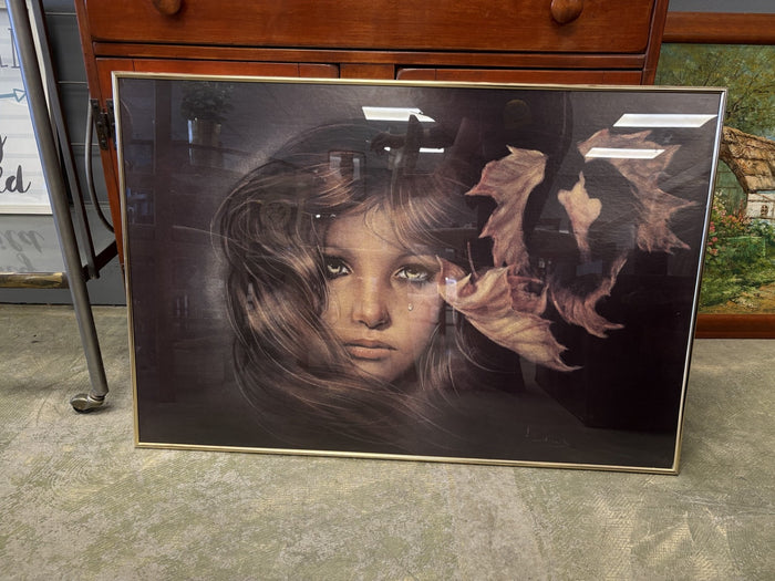 Rare Vintage 1970s Beautiful Joy Caros September Love Weeping Woman