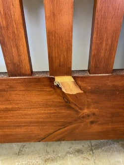 Wooden King Size Bed