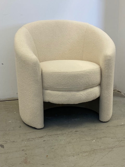 Carla Accent Chair-White