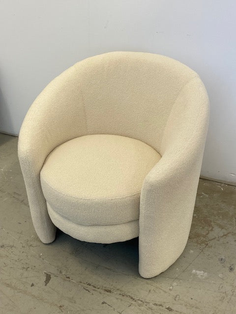 Carla Accent Chair-White