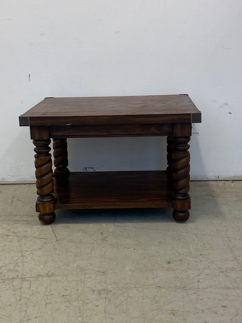 Barley Twist Leg End Table