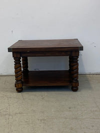 Barley Twist Leg End Table