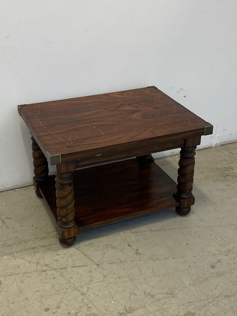 Barley Twist Leg End Table