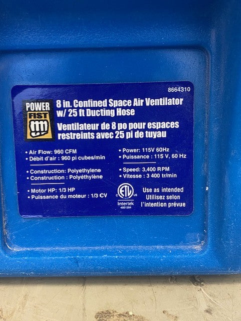 High Pressure Axial Blower Fan