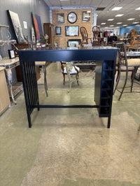 Southern Enterprises Amilise Pub Table with Wine Storage