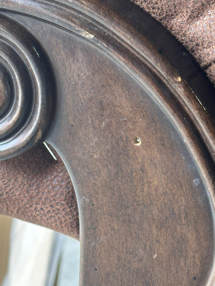 Brown Studded Ornate Sofa (B)
