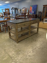 Vintage Industrial Workbench