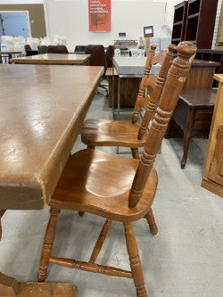 Rustic Country Table With 4 Chairs