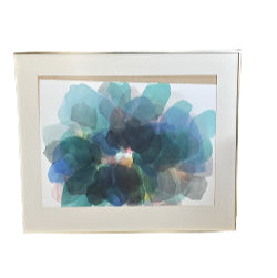 Art Work Dark Misty Blue