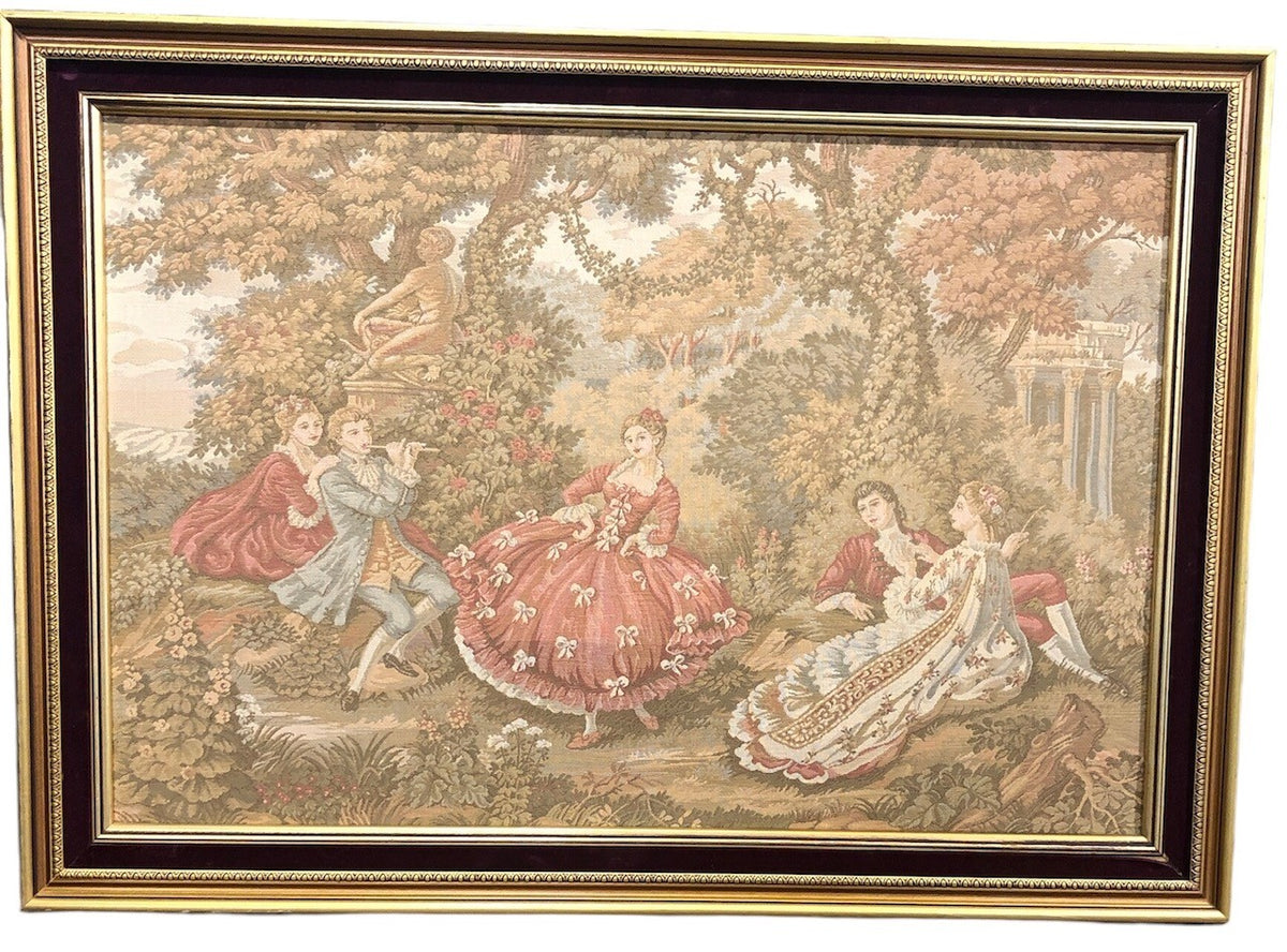 French Styled Framed Tapestry