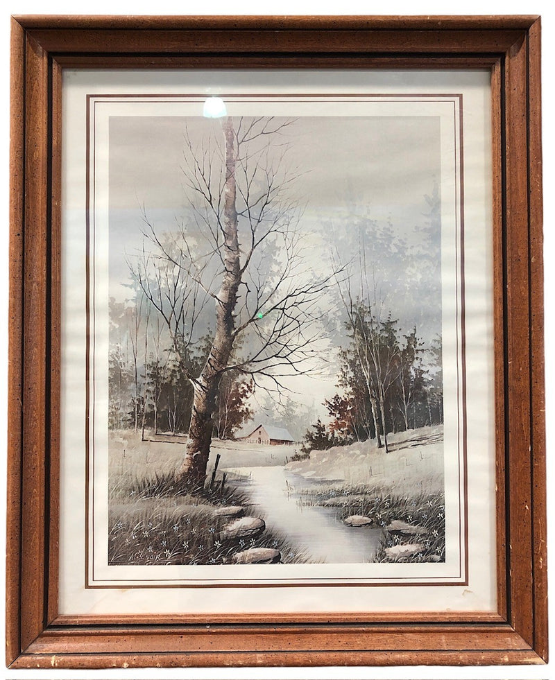 Winter Scene by M. Lenoir