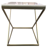 Marble Topped Side Table