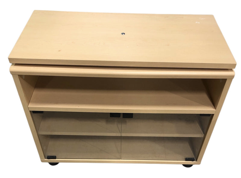 2 Door Swivel TV Stand