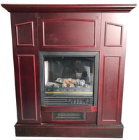 Electric Fireplace with Mantel