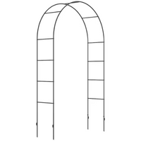 Outsunny Decorative Garden Trellis Arch Party Photo Prop