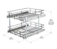 Richelieu 2-Tier Pull-Out Storage Drawer