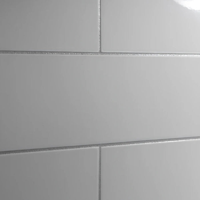 Utile 48x80 Single Back Shower Wall Panel in Metro Soft Grey