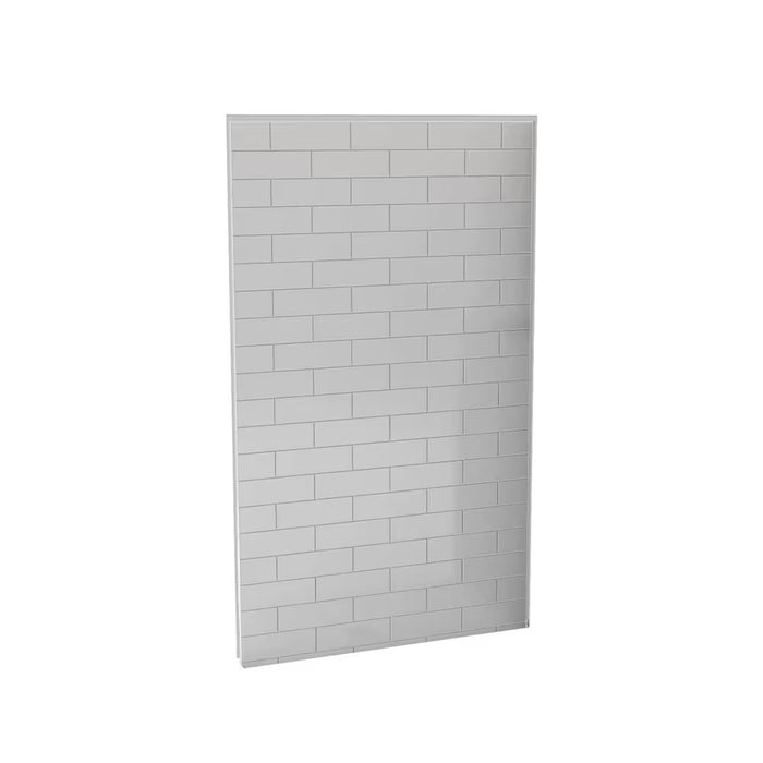 Utile 48x80 Single Back Shower Wall Panel in Metro Soft Grey