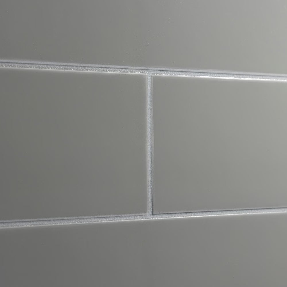Utile 60x30x60 3-Panel Tub Surround Wall Kit in Metro Ash Grey